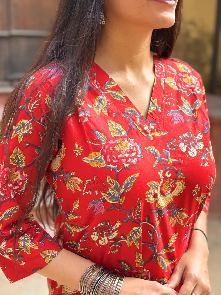 Gulnaar Sindoori Suit Set - Alternative View
